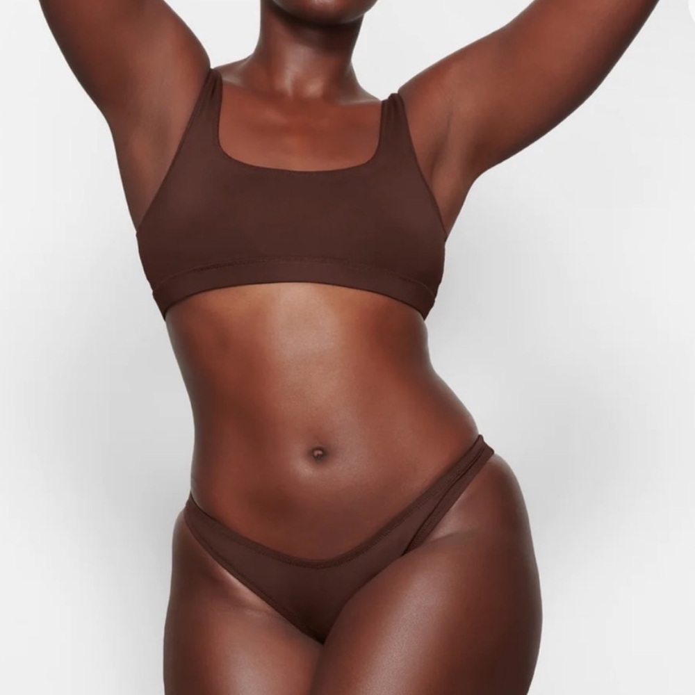 Skims cocoa high rise bottoms - Picture 3 of 9